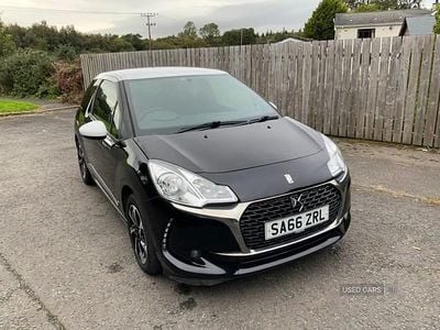 Black Used 2016 DS Automobiles DS3 Elegance Hatchback | £3,199 (Fair price)