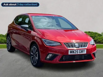 Used Seat Ibiza XCELLENCE Lux 115 HP (84 kW) 2025 Red Hatchback