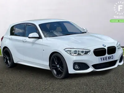 Used BMW 118 M Sport 150 HP (110 kW) 2018 White Hatchback