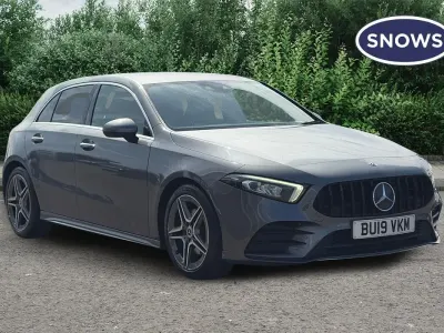 Used Mercedes A200 AMG line 163 HP (119 kW) 2019 Grey