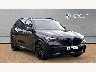 Black Used 2022 BMW X5 M Sport SUV | £48,695