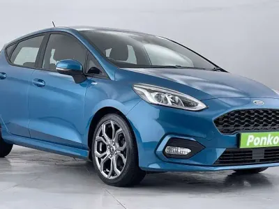 Used Ford Fiesta ST-Line 125 HP (91 kW) 2019 Blue Hatchback