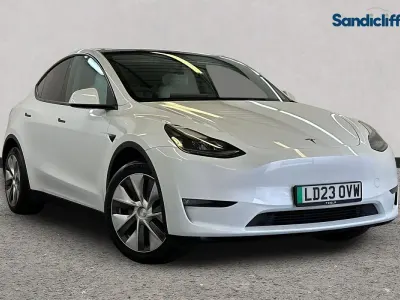 Used Tesla Model Y Long Range AWD 378 kW (514 HP) 2023 Multi coat  pearl white SUV