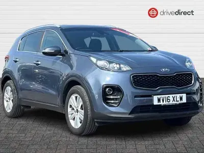Used Kia Sportage 114 HP (83 kW) 2016 Blue SUV