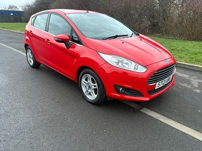 Used Ford Fiesta Zetec 2013 Red Hatchback