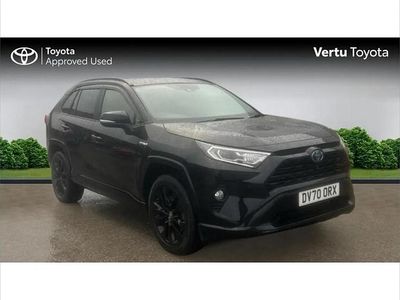 Black Used 2021 Toyota RAV4 Hybrid Edition SUV | £26,476 (A bit pricey)