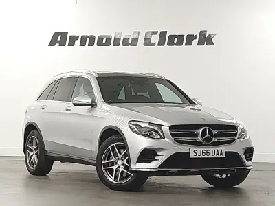 Used Mercedes GLC250 AMG Line Premium 204 HP (150 kW) 2016 Silver SUV