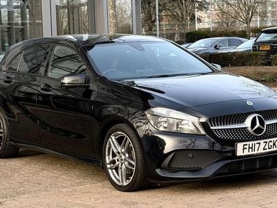 Used Mercedes A180 AMG line 109 HP (80 kW) 2017 Black Hatchback