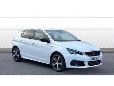 Used Peugeot 308 Premium 131 HP (96 kW) 2021 White Hatchback
