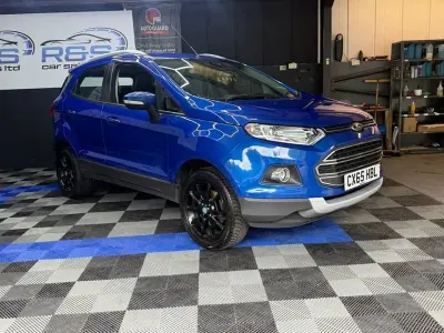 Used Ford Ecosport Titanium 2015 Blue SUV