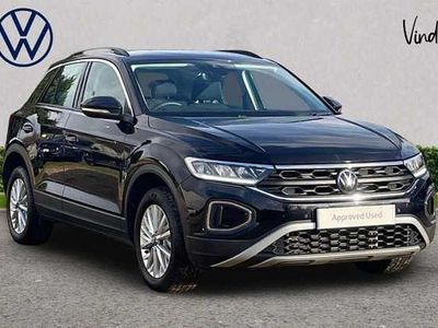 Black Used 2022 VW T-Roc Life SUV | £18,495 (Fair price)