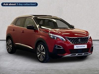 Used Peugeot 3008 GT-line 130 HP (95 kW) 2019 Red SUV