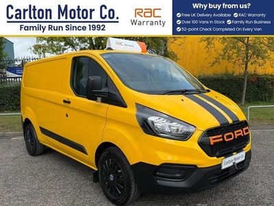 Yellow Used 2021 Ford Transit Custom Van | £10,950 (Fair price)