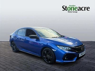 Used Honda Civic Sport 126 HP (92 kW) 2018 Blue Hatchback