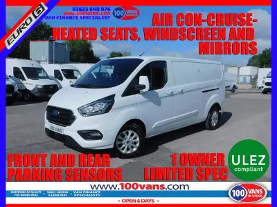 Used Ford Transit Custom Limited 130 HP (95 kW) 2023 White Van