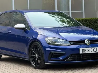 Used VW Golf VII R 310 HP (228 kW) 2018 Blue Hatchback