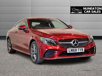 Used Mercedes C220 AMG Line Premium 194 HP (142 kW) 2018 Red Coupe