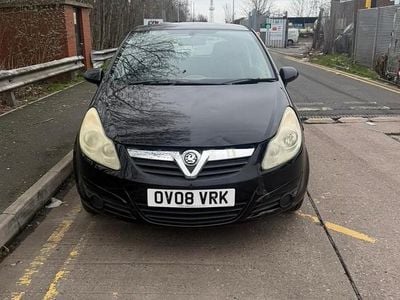 Used Vauxhall Corsa Club 79 HP (58 kW) 2008 Black Hatchback