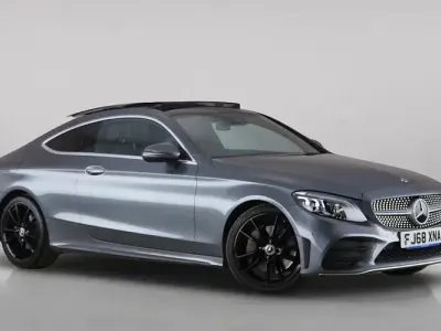 Used Mercedes C300 AMG Line Premium Plus 258 HP (189 kW) 2018 Grey Coupe