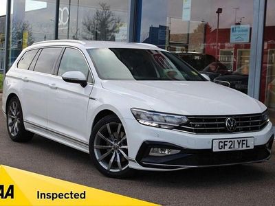Used VW Passat R-line 150 HP (110 kW) 2021 White Estate