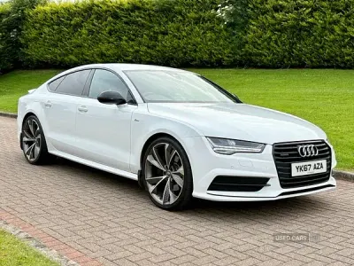 Used Audi A7 Black Edition 2017 White Hatchback