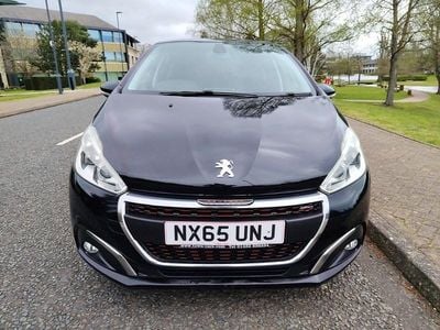 Used Peugeot 208 GT-line 110 HP (80 kW) 2015 Black Hatchback