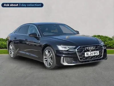 Begagnad Audi A6 S-Line 204 HK (150 kW) 2024 Svart Sedan