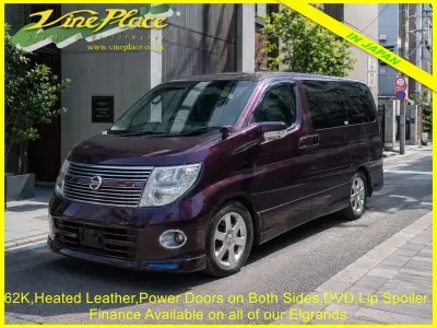 Used Nissan Elgrand 2008 Purple MPV