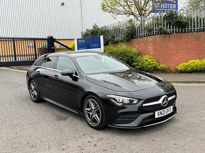 Used Mercedes CLA200 AMG line 2021 Black Estate