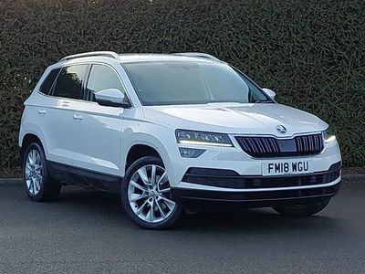 White Used 2018 Skoda Karoq SE L SUV | £13,498 (A bit pricey)