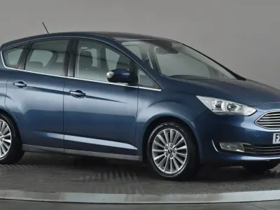 Second-hand Ford C-MAX Titanium 120 CP (88 kW) 2018 Albastru Monovolum
