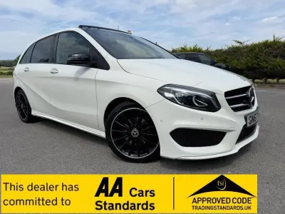 Used Mercedes B200 AMG line 2017 White Hatchback