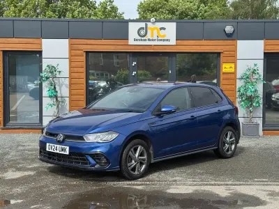 Used VW Polo R-line 95 HP (69 kW) 2024 Blue Hatchback
