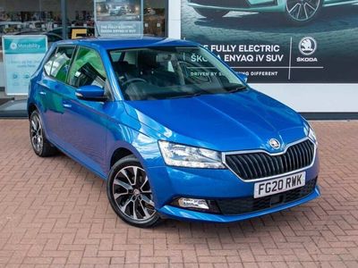 Used Skoda Fabia SE 60 HP (44 kW) 2020 Blue Hatchback