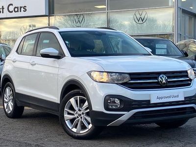 White Used 2022 VW T-Cross SE SUV | £15,295 (Fair price)