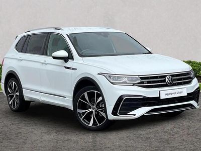 White Used 2025 VW Tiguan Allspace R-line SUV | £35,995 (Expensive)