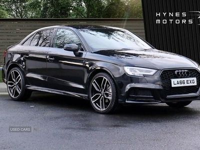 Black Used 2017 Audi A3 S-Line Sedan | £12,895 (A bit pricey)