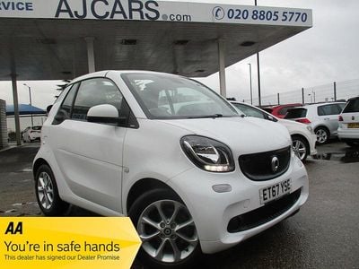 White Used 2017 Smart ForTwo Cabrio Passion Cabriolet | £8,300