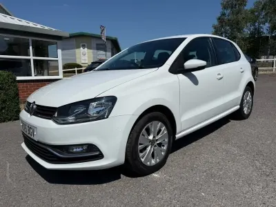 Used VW Polo SE 90 HP (66 kW) 2015 White Hatchback
