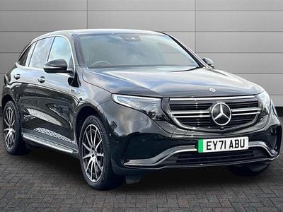 Used Mercedes EQC400 AMG line 300 kW (408 HP) 2021 Black SUV