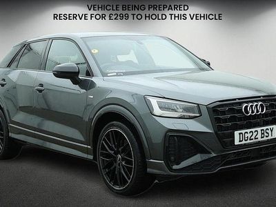 Used Audi Q2 Black Edition 150 HP (110 kW) 2022 Daytona gray pearl effect/daytona gray pearl effec SUV