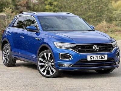 Blue Used 2021 VW T-Roc R-line SUV | £20,695 (Fair price)