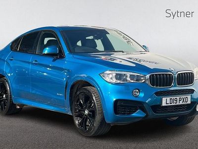 Used BMW X6 M Sport 254 HP (186 kW) 2019 Blue SUV