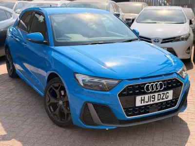 Used Audi A1 Sportback S-Line 116 HP (85 kW) 2019 Blue Hatchback