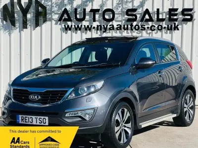 Używany Kia Sportage 115 KM (84 kW) 2013 Srebrny SUV