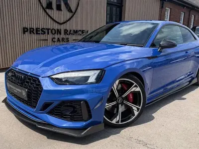 Used Audi RS5 Comfort 450 HP (330 kW) 2021 Blue Coupe