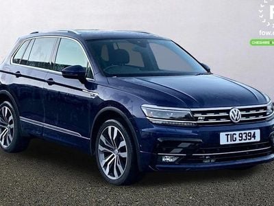 Blue Used 2017 VW Tiguan Sportline SUV | £19,399 (Fair price)