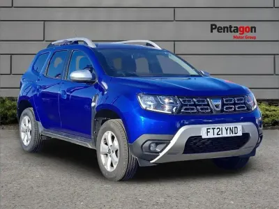 Begagnad Dacia Duster Comfort 128 HK (94 kW) 2021 Blå SUV