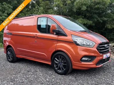 Used Ford Transit Custom Sport 170 HP (125 kW) 2019 Orange Van