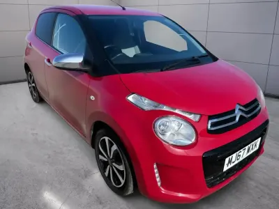 Used Citroën C1 Flair 82 HP (60 kW) 2017 Red Hatchback